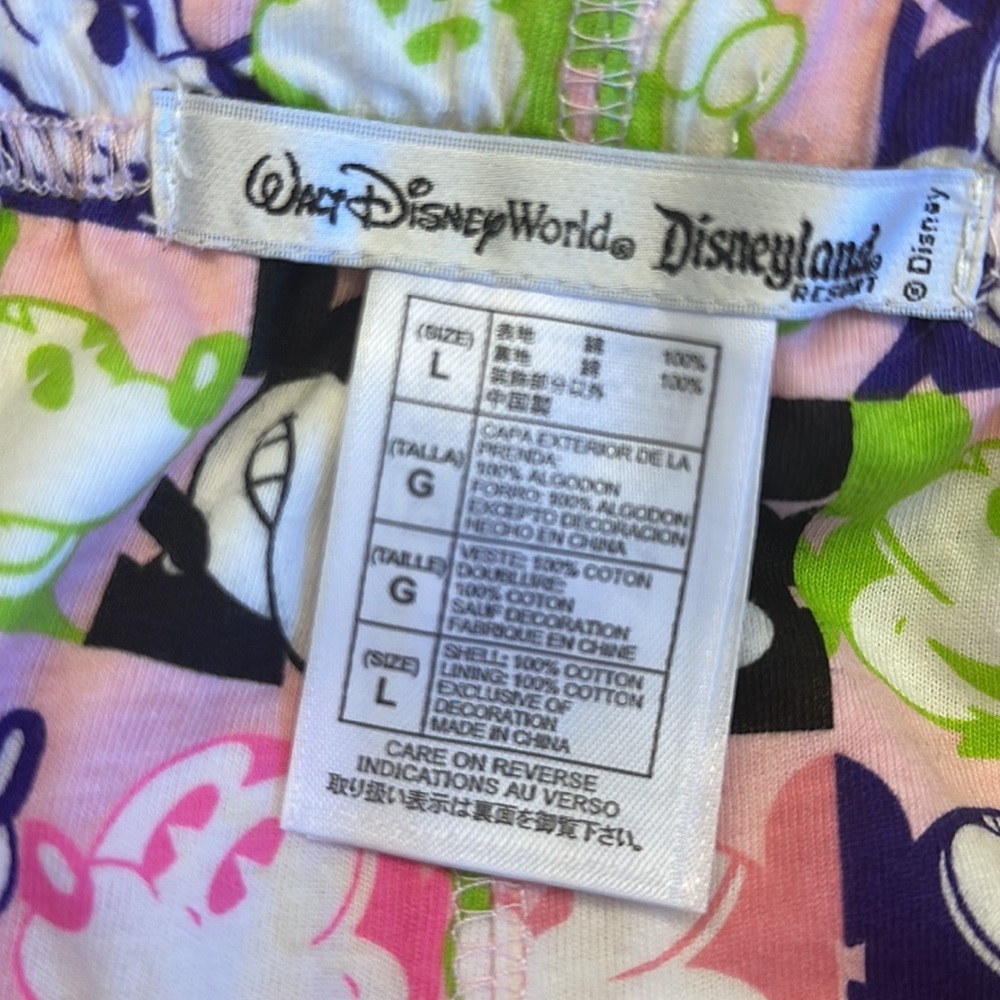 Walt Disney World Disneyland • 2 Piece Hoodie Set • Sz L Pants Sz 1X Hoodie NEW! - Picture 10 of 16